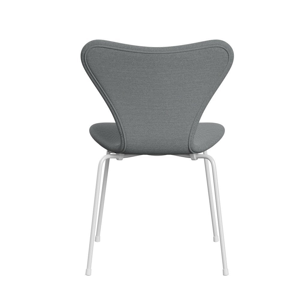 [product_category]-Fritz Hansen 3107 Chair Full Upholstery, White/Steelcut Trio Grey-Fritz Hansen-3107FU-STR133-DRWH-FRI-4