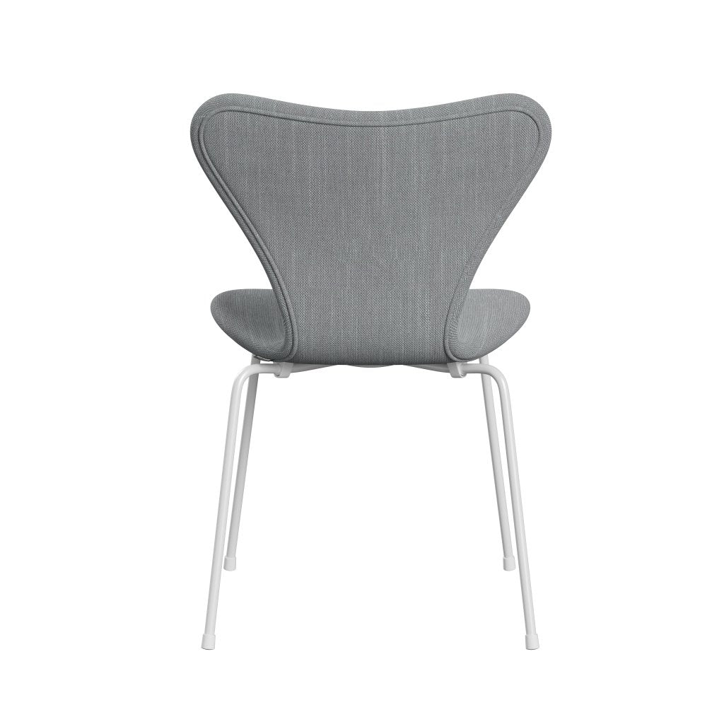 [product_category]-Fritz Hansen 3107 Chair Full Upholstery, White/Sunniva 2 Light Grey/Light Blue-Fritz Hansen-3107FU-SV133-DRWH-FRI-4