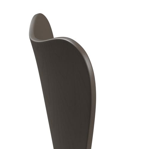 [product_category]-Fritz Hansen 3107 Chair Unupholstered, Black/Colored Ash Deep Clay-Fritz Hansen-3107-CA145-DRBL-FRI-5
