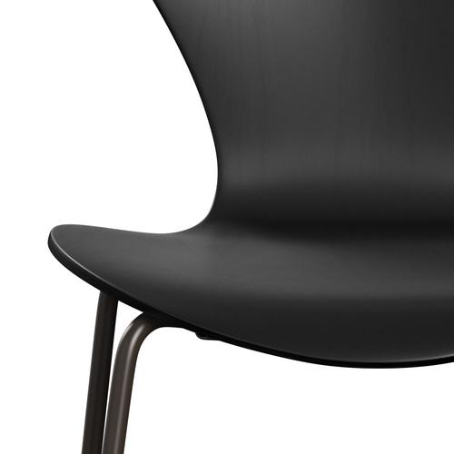[product_category]-Fritz Hansen 3107 Chair Unupholstered, Brown Bronze/Dyed Ash Black-Fritz Hansen-3107-CA195-DBPC-FRI-6