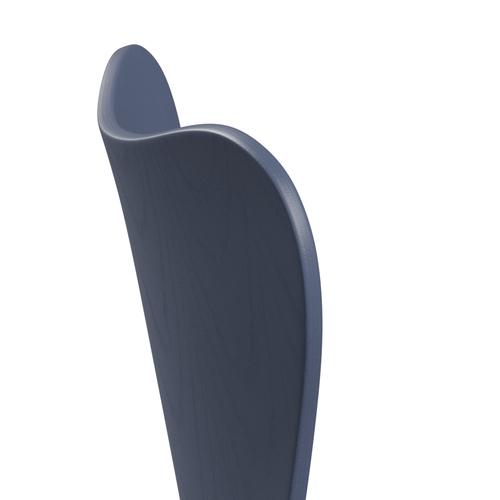 [product_category]-Fritz Hansen 3107 Chair Unupholstered, Brown Bronze/Dyed Ash Dusk Blue-Fritz Hansen-3107-CA855-DBPC-FRI-5