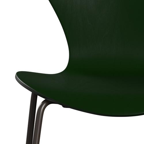 [product_category]-Fritz Hansen 3107 Chair Unupholstered, Brown Bronze/Dyed Ash Evergreen-Fritz Hansen-3107-CA955-DBPC-FRI-6
