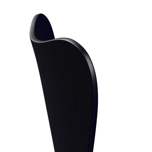 [product_category]-Fritz Hansen 3107 Chair Unupholstered, Brown Bronze/Dyed Ash Midnight Blue-Fritz Hansen-3107-CA895-DBPC-FRI-5