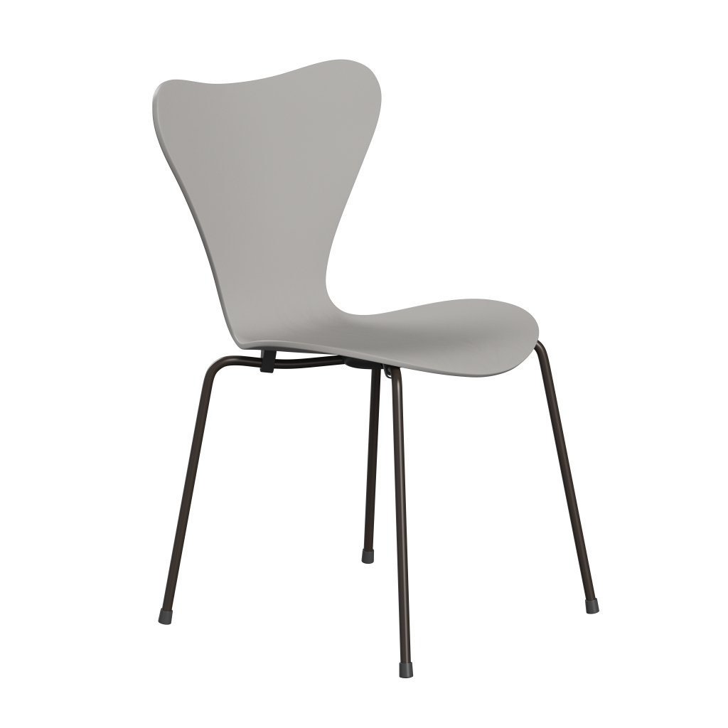 [product_category]-Fritz Hansen 3107 Chair Unupholstered, Brown Bronze/Dyed Ash Nine Grey-Fritz Hansen-3107-CA155-DBPC-FRI-2