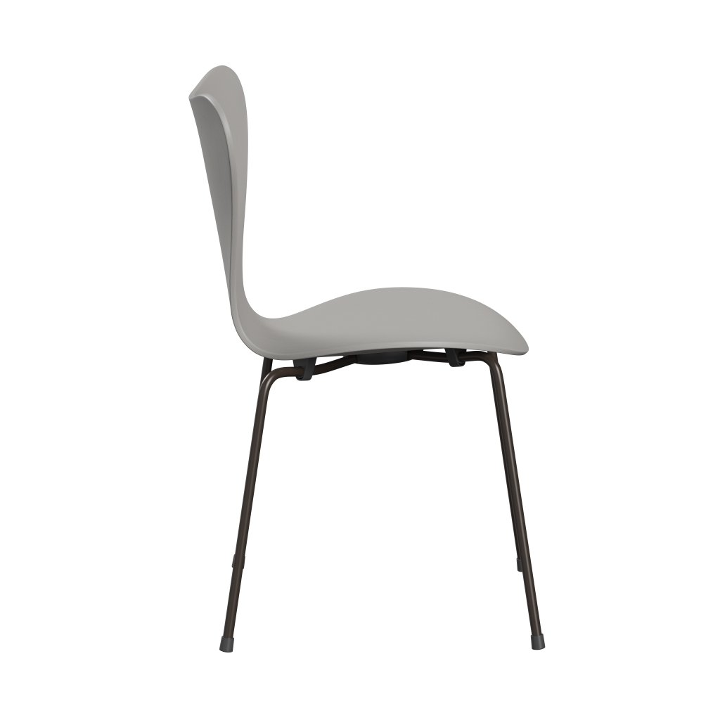 [product_category]-Fritz Hansen 3107 Chair Unupholstered, Brown Bronze/Dyed Ash Nine Grey-Fritz Hansen-3107-CA155-DBPC-FRI-3