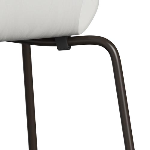 [product_category]-Fritz Hansen 3107 Chair Unupholstered, Brown Bronze/Dyed Ash White-Fritz Hansen-3107-CA105-DBPC-FRI-7