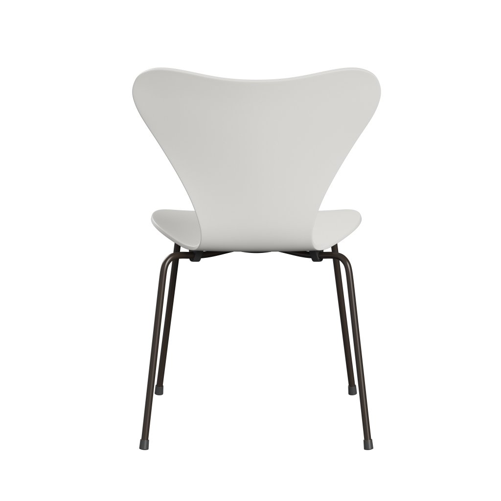 [product_category]-Fritz Hansen 3107 Chair Unupholstered, Brown Bronze/Lacquered White-Fritz Hansen-3107-LA100-DBPC-FRI-4