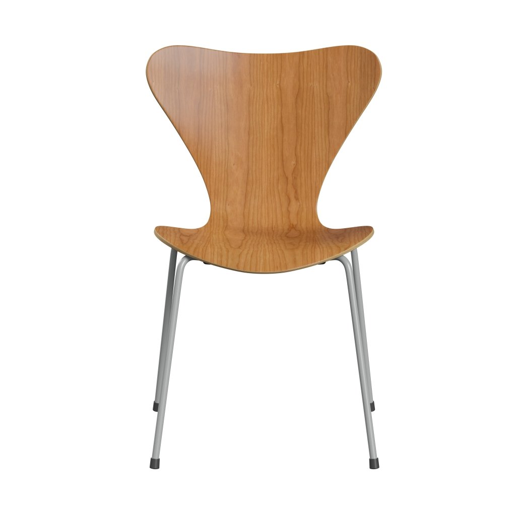 [product_category]-Fritz Hansen 3107 Chair Unupholstered, Nine Grey/Cherry Veneer Natural-Fritz Hansen-3107-CHE1-DRNIGR-FRI-1