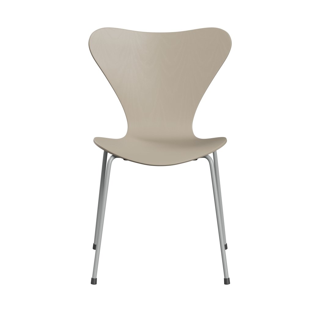 [product_category]-Fritz Hansen 3107 Chair Unupholstered, Nine Grey/Coloured Ash Light Beige-Fritz Hansen-3107-CA135-DRNIGR-FRI-1