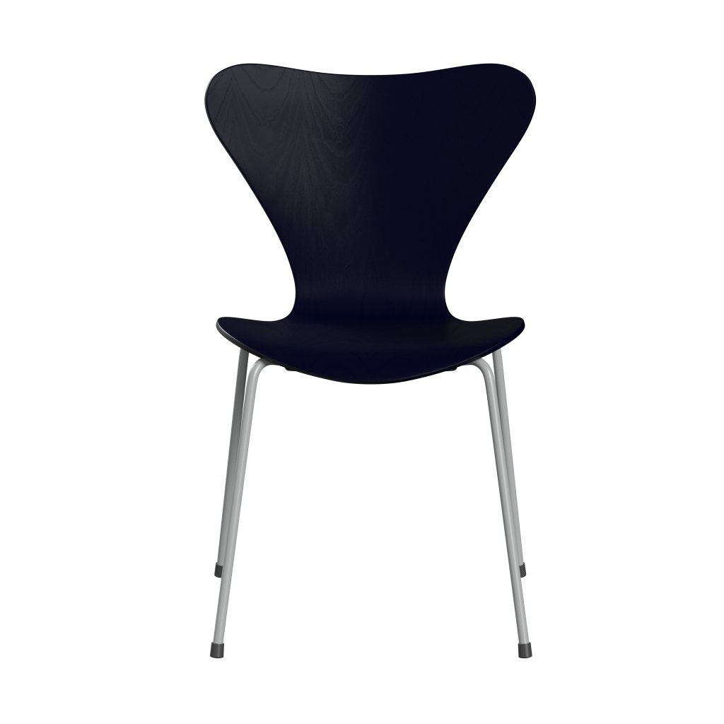 [product_category]-Fritz Hansen 3107 Chair Unupholstered, Nine Grey/Coloured Ash Midnight Blue-Fritz Hansen-3107-CA895-DRNIGR-FRI-1