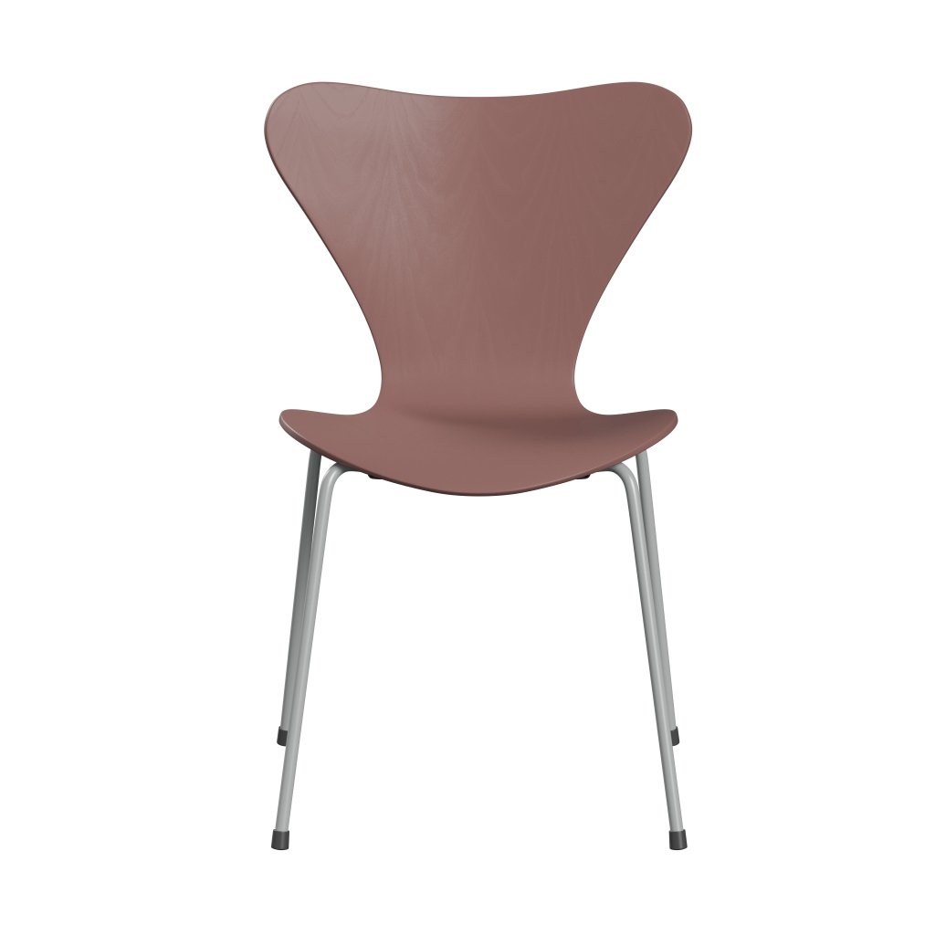 [product_category]-Fritz Hansen 3107 Chair Unupholstered, Nine Grey/Coloured Ash Wild Rose-Fritz Hansen-3107-CA635-DRNIGR-FRI-1