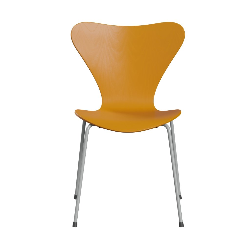 [product_category]-Fritz Hansen 3107 Chair Unupholstered, Nine Grey/Dyed Ash Burnt Yellow-Fritz Hansen-3107-CA475-DRNIGR-FRI-1