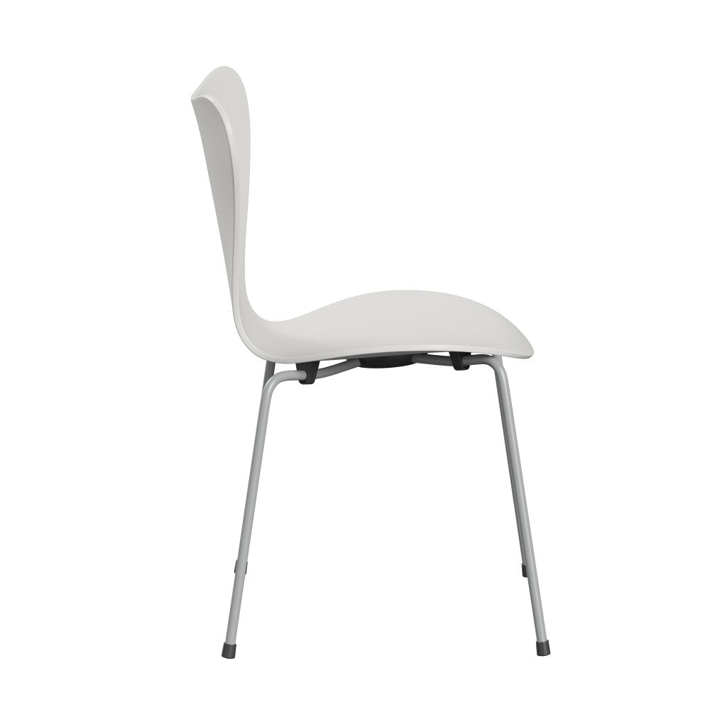 [product_category]-Fritz Hansen 3107 Chair Unupholstered, Nine Grey/Lacquered White-Fritz Hansen-3107-LA100-DRNIGR-FRI-3