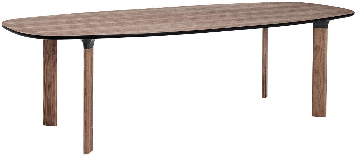 [product_category]-Fritz Hansen Analog Table, 245 Cm-Fritz Hansen-JH83-walnut/black/walnut-FRI-1