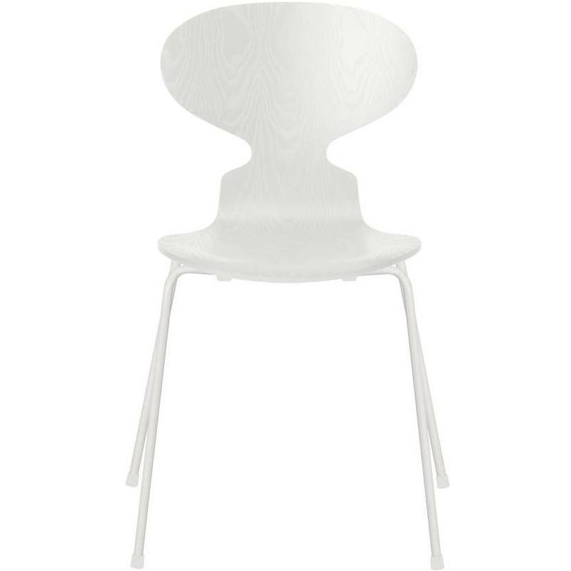 [product_category]-Fritz Hansen Ant Chair Dyed Ash White Bowl, White Base-Fritz Hansen-3101-FARVET-HVID-HVID-FRI-1