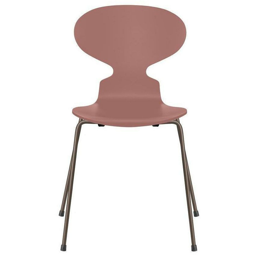 [product_category]-Fritz Hansen Ant Chair Lacquered Wild Rose Bowl, Brown Bronze Base-Fritz Hansen-3101-LAKERET-WILD-BROWN-FRI-1
