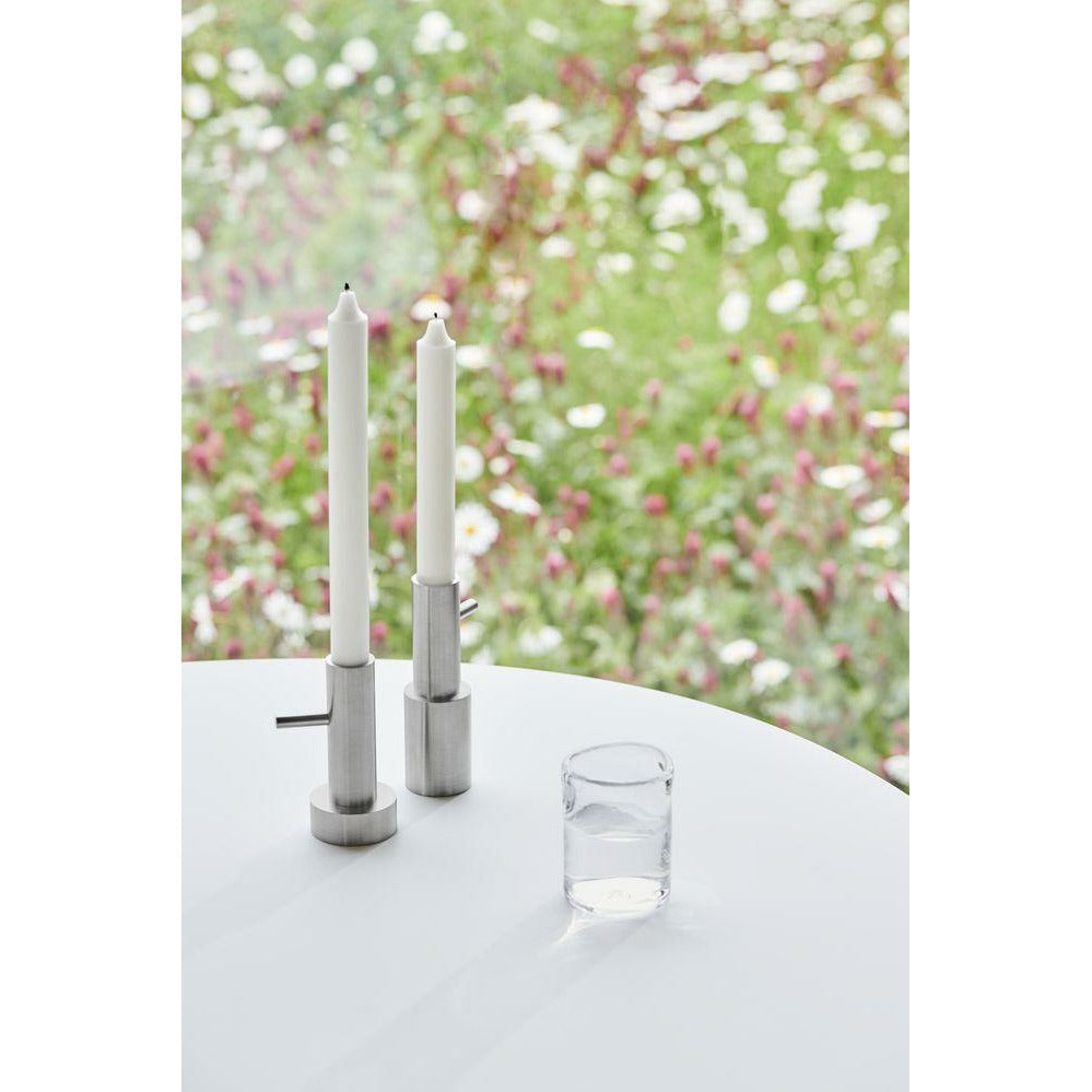 [product_category]-Fritz Hansen Candleholder Single #1, Steel-Fritz Hansen-5704890400890-840089-FRI-2