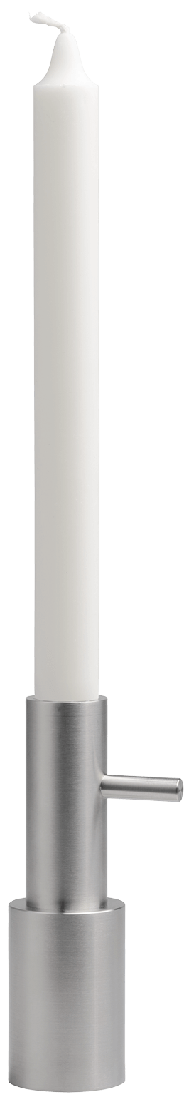 [product_category]-Fritz Hansen Candleholder Single #2, Steel-Fritz Hansen-5704890400883-840088-FRI-1