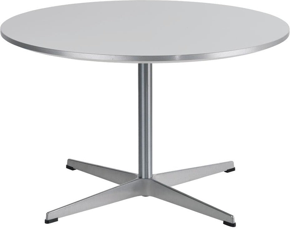 [product_category]-Fritz Hansen Circular Coffee Table ø90 Cm, White Laminate-Fritz Hansen-A223-white-FRI-1