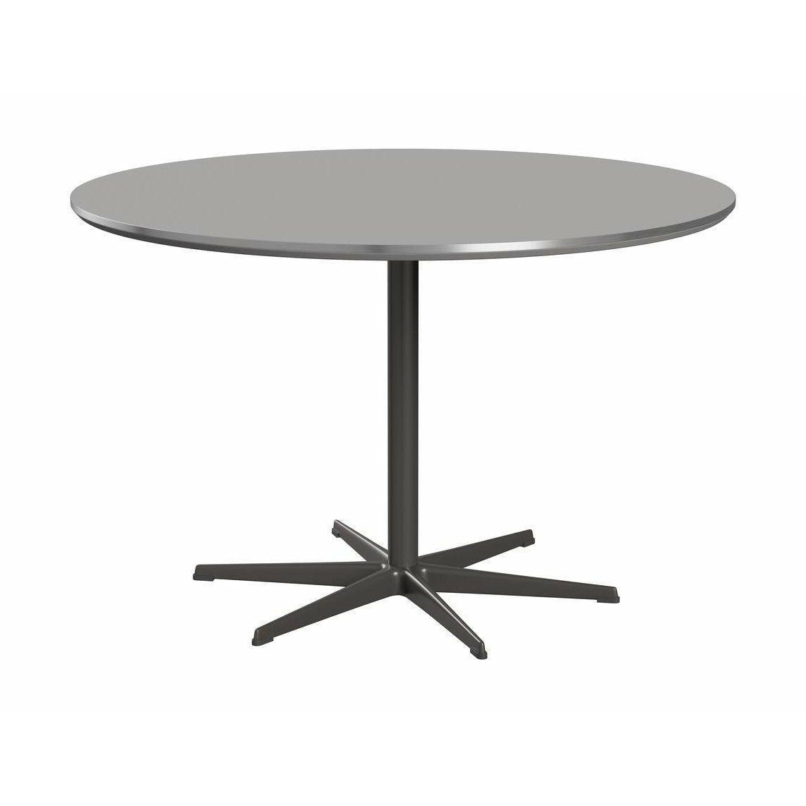 [product_category]-Fritz Hansen Circular Dining Table ø120 Cm, Grey Ivy/Warm Graphite-Fritz Hansen-A825-Grey-Efeso-120x72-FRI-1