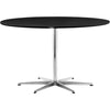 Kruhový stůl Fritz Hansen Ø120 cm, černý laminát