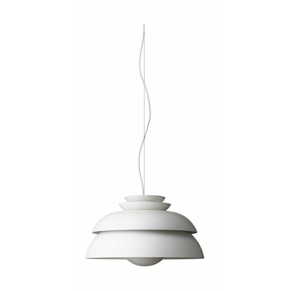 [product_category]-Fritz Hansen Concert Suspension Lamp White, ø55 Cm-Fritz Hansen-5702370035051-74003505-FRI-1