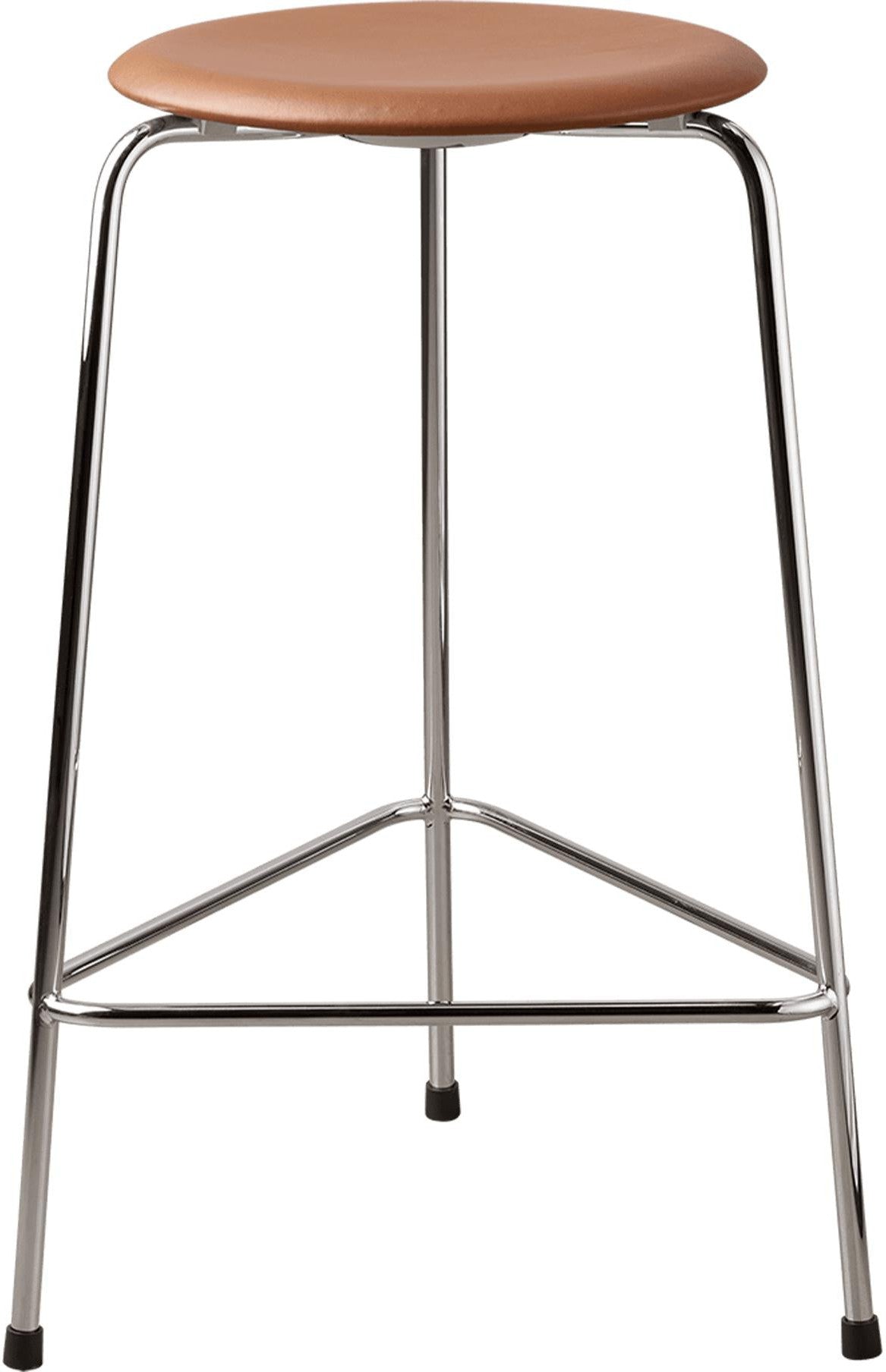 [product_category]-Fritz Hansen Dot Bar Stool, Walnut Leather-Fritz Hansen-5704890401071-840107-FRI-1