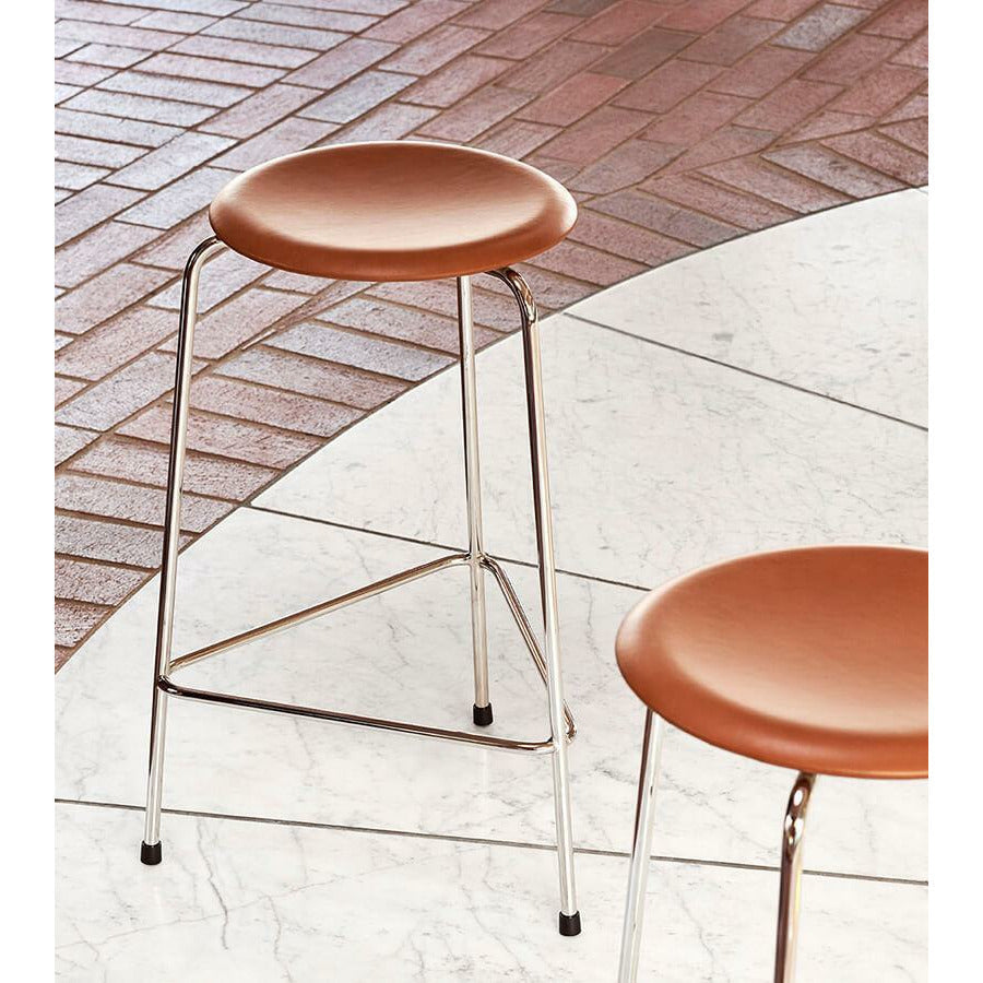 [product_category]-Fritz Hansen Dot Bar Stool, Walnut Leather-Fritz Hansen-5704890401071-840107-FRI-2