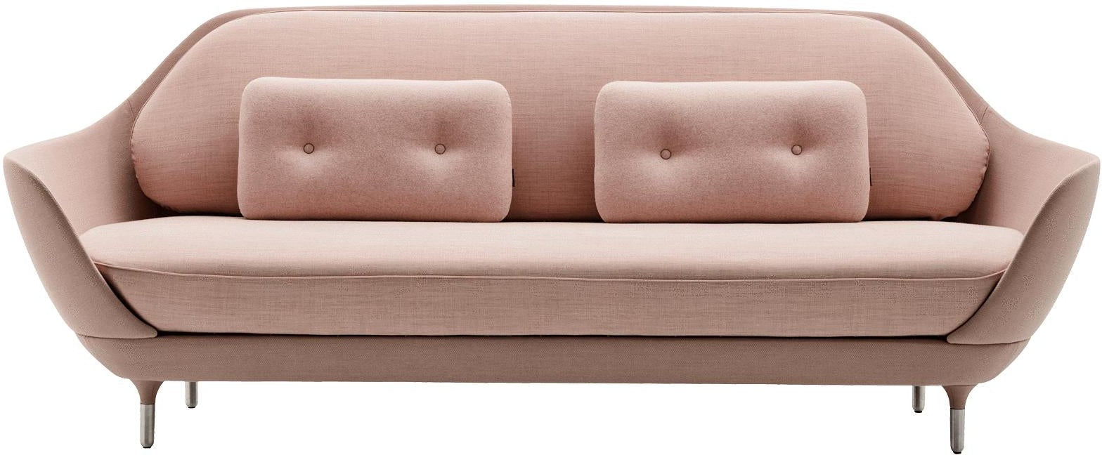 [product_category]-Fritz Hansen Favn Sofa, Steelcut Pink/ Canvas Pink-Fritz Hansen-JH3-605/0614-FRI-1
