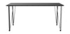 Fritz Hansen FH3605 Desk, Chrome/Black Colored Ash