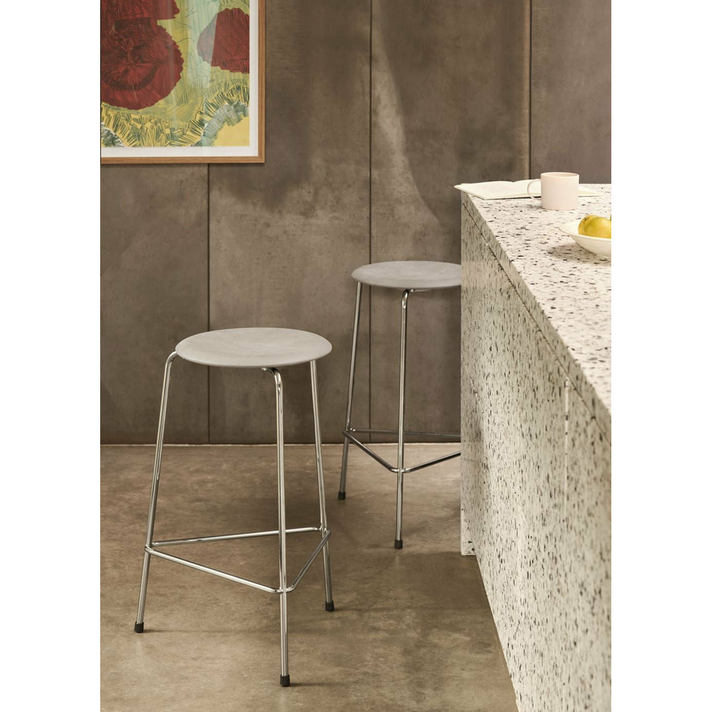 [product_category]-Fritz Hansen High Dot Bar Stool, Lava Leather-Fritz Hansen-840108-FRI-3