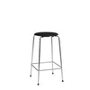 Stolička Fritz Hansen High Dot Counter 4 nohy, barevná dýha jasan černá/chromová základna