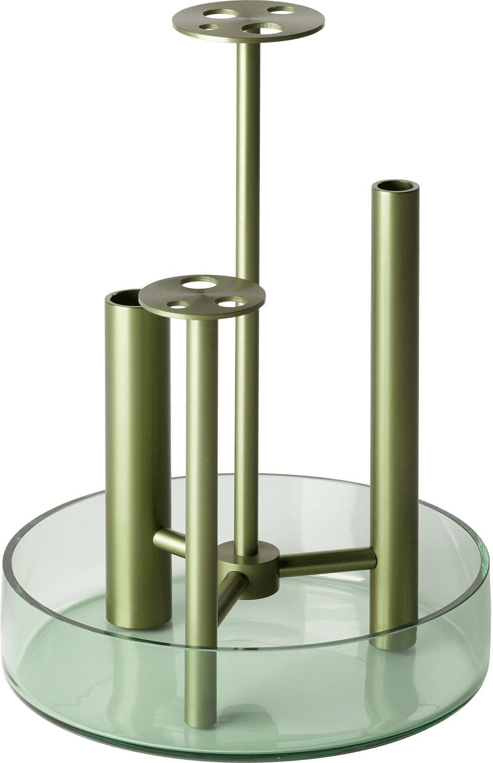 [product_category]-Fritz Hansen Ikeru Vase High, Forest Green-Fritz Hansen-5704890401439-840143-FRI-1