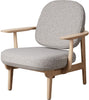  Jh97 Fred Lounge Chair Lacquered Oak RIA 241