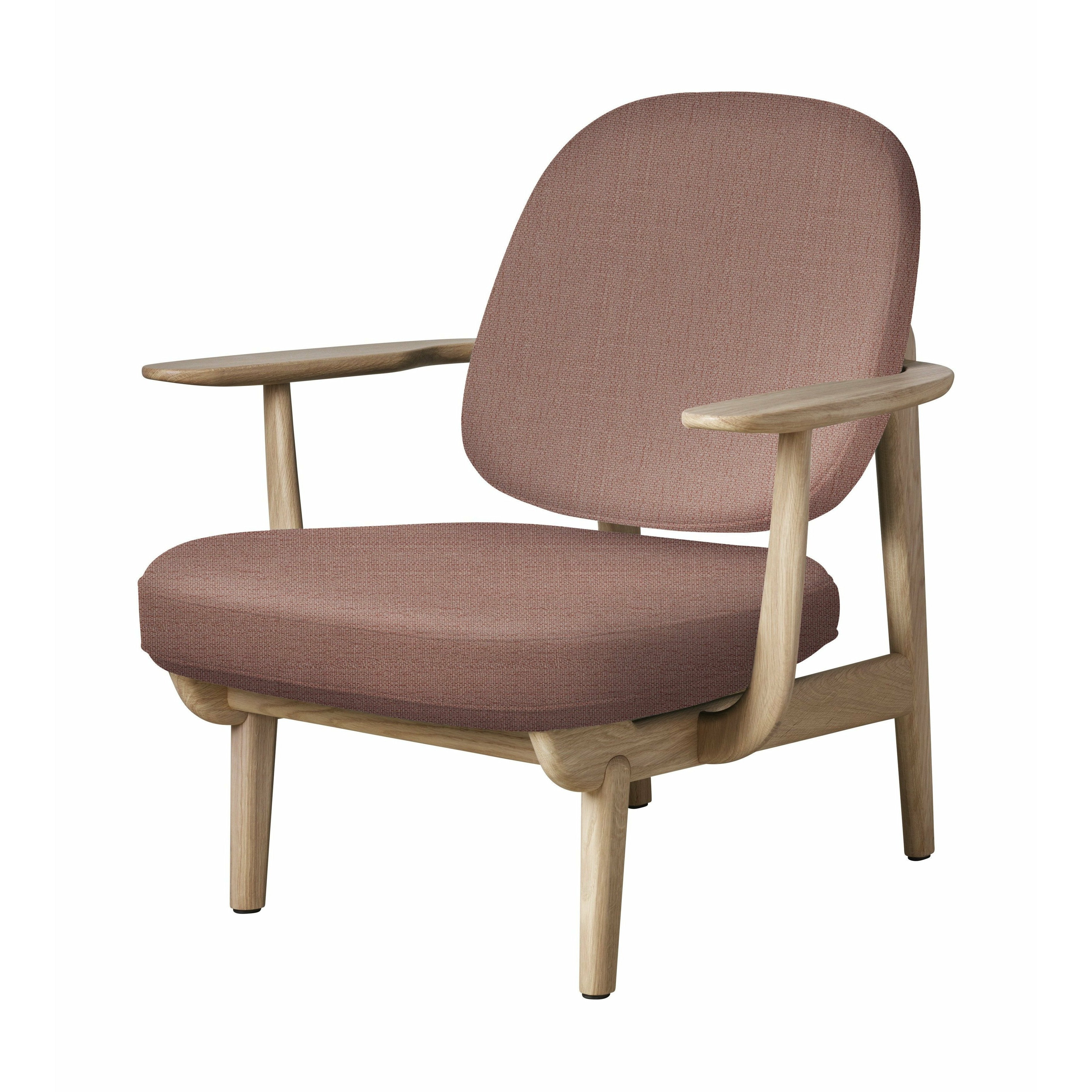 [product_category]-Fritz Hansen Jh97 Fred Lounge Chair Oak, Orange/Red-Fritz Hansen-JH97-CHR-1131-OILEDOAK-FRI-1