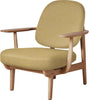  Jh97 Fred Lounge Chair Oillared Oak tmavě modrá