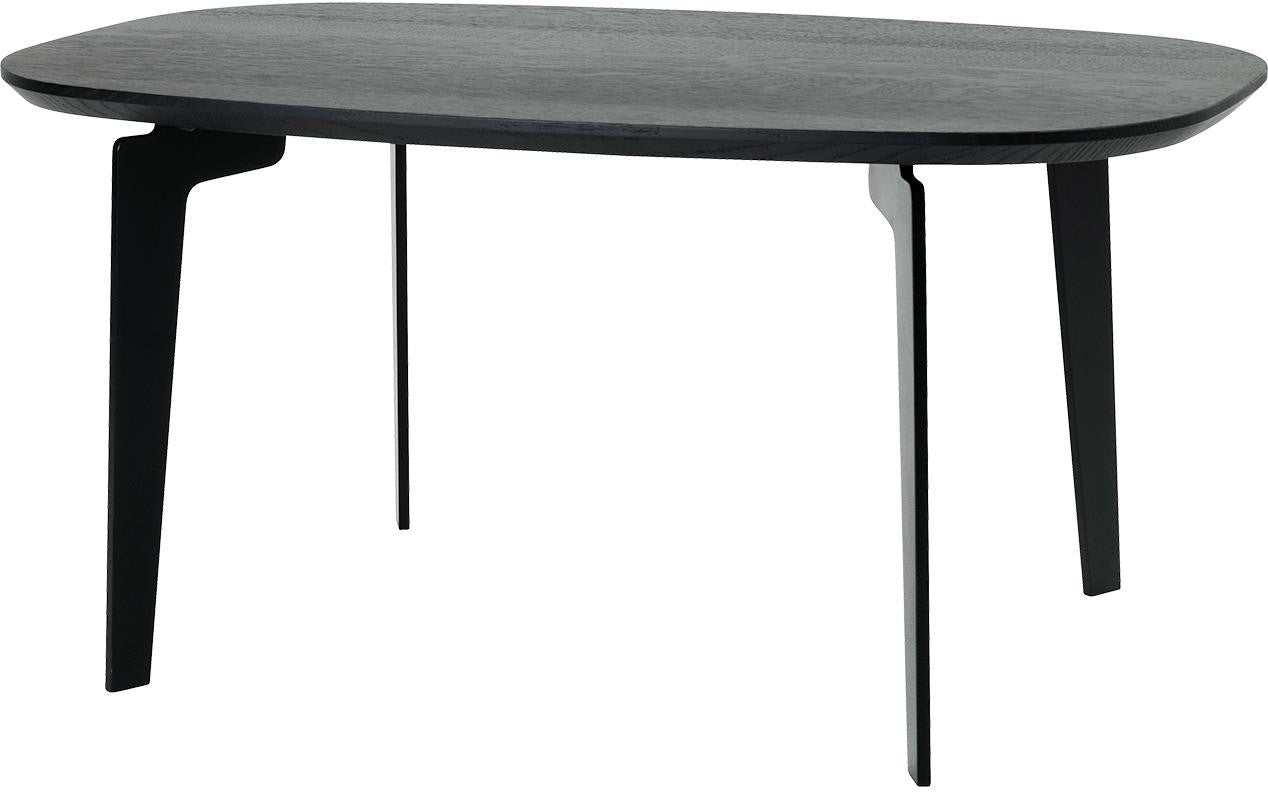 [product_category]-Fritz Hansen Join Coffee Table 76 Cm, Black Lacquered Oak-Fritz Hansen-FH21-black-FRI-1
