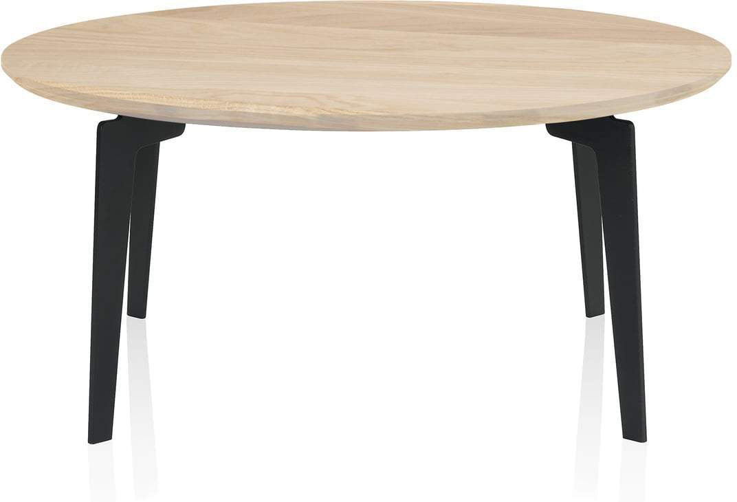 [product_category]-Fritz Hansen Join Coffee Table ø80 Cm, Oak Wood-Fritz Hansen-FH41-oak-FRI-1
