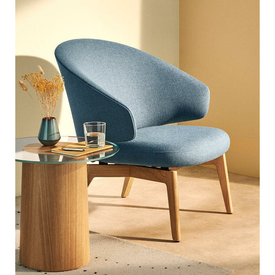 [product_category]-Fritz Hansen Let Lounge Chair, Ash/Rewool Light Blue-Fritz Hansen-SH200-REWOOL768-ASK-FRI-2
