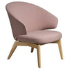  Let Lounge Chair Oak/Chistianshavn Orange Red