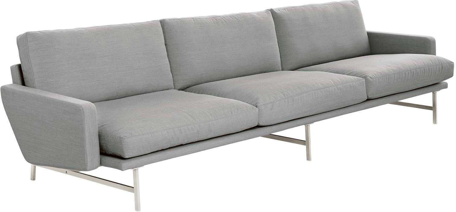 [product_category]-Fritz Hansen Lissoni Sofa Fabric 3 Persons, Remix Light Grey-Fritz Hansen-PL113-123-FRI-1