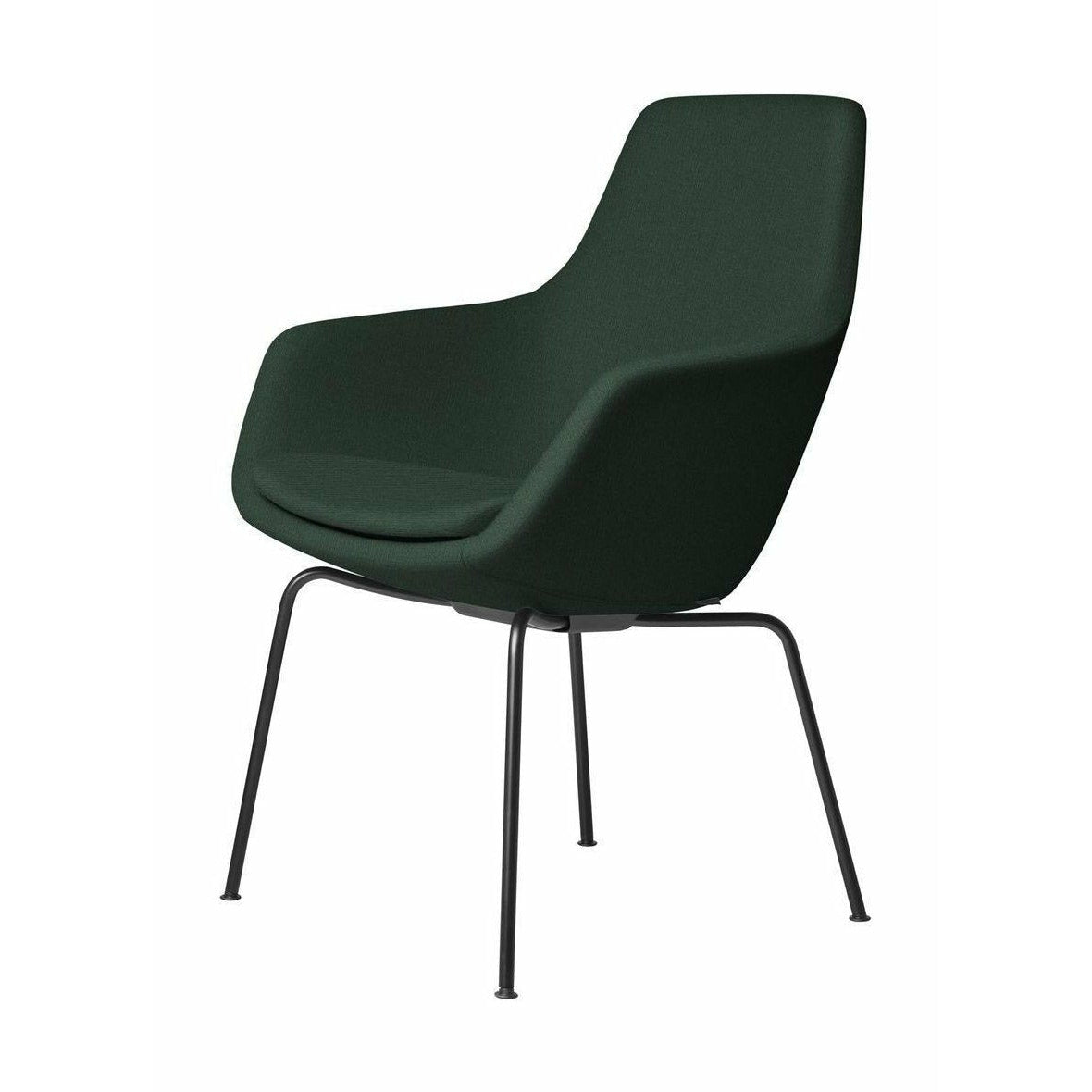 [product_category]-Fritz Hansen Little Giraffe Armchair Black Base Fabric Christianshavn, Dark Green Uni-Fritz Hansen-3201-BLCK-CHRI-1160-FRI-1