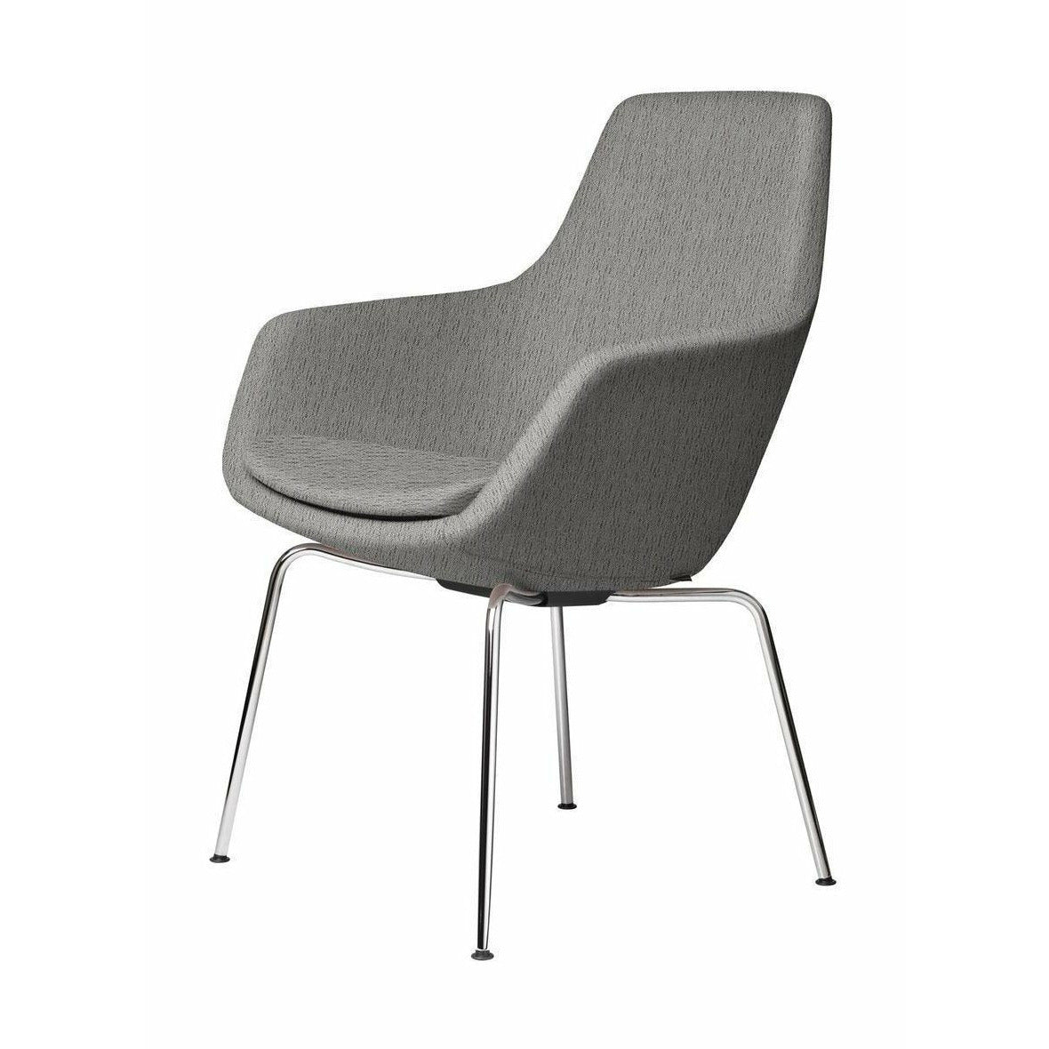 [product_category]-Fritz Hansen Little Giraffe Armchair Chrome Base Fabric Christianshavn, Beige-Fritz Hansen-3201-CHRO-CHRI-1121-FRI-1