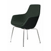 Fritz Hansen Little Giraffe™ Armchair Chrome Base Fabric Christianshavn, Dark Green