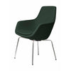 Fritz Hansen Little Giraffe™ Armchair Chrome Base Fabric Christianshavn, Dark Green Uni