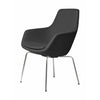 Fritz Hansen Little Giraffe™ Armchair Chrome Base Fabric Christianshavn, Grey Uni