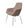 Fritz Hansen Little Giraffe™ Armchair Chrome Base Fabric Christianshavn, Light Red Uni
