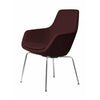 Fritz Hansen Little Giraffe™ Armchair Chrome Base Fabric Christianshavn, Red
