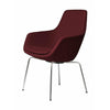 Fritz Hansen Little Giraffe™ Armchair Chrome Base Fabric Christianshavn, Red Uni