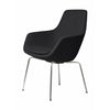 Fritz Hansen Little Giraffe™ Armchair Chrome Base Fabric Christianshavn, Warm Grey